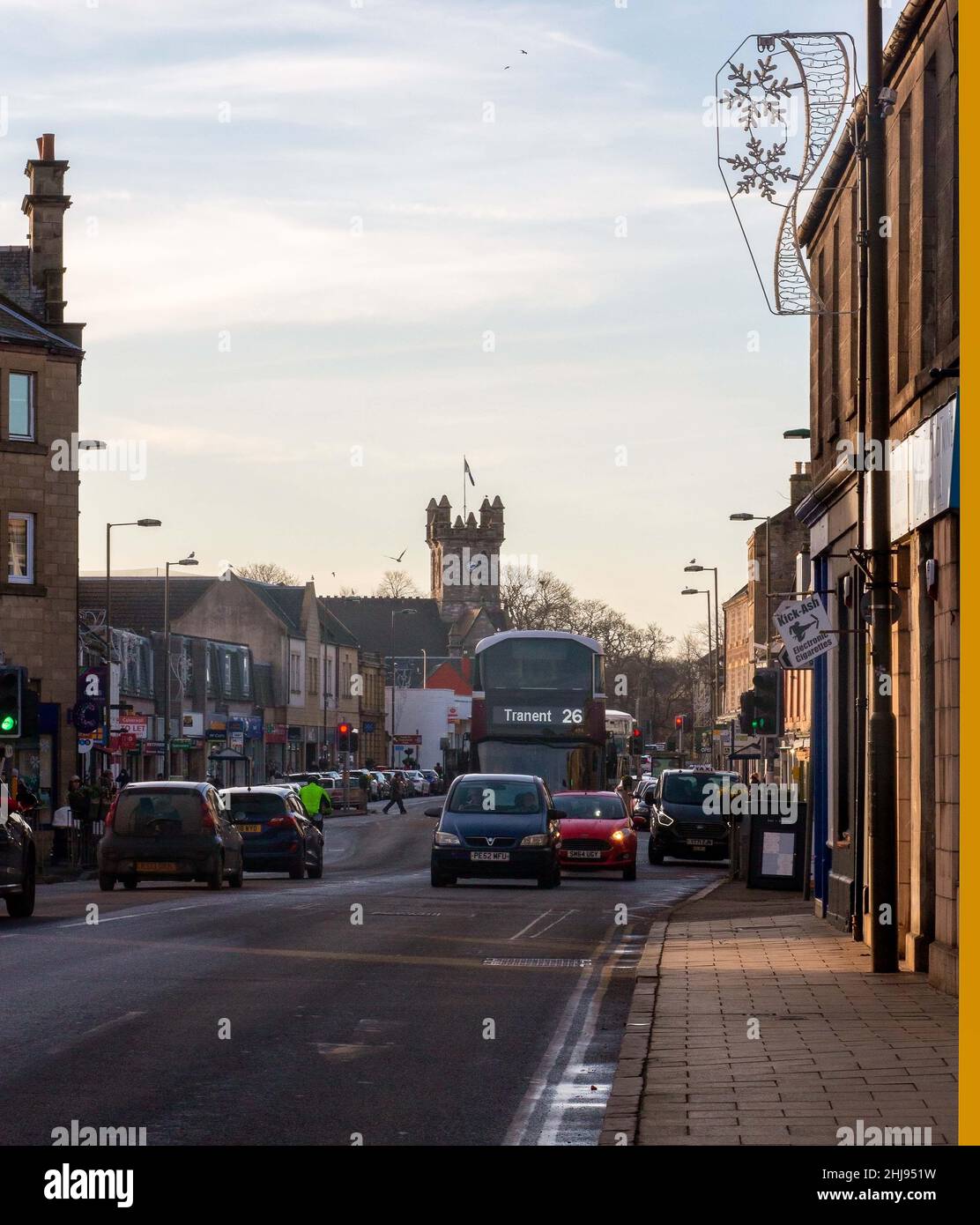 Musselburgh High Street for all your Shopping Stock Photo Alamy