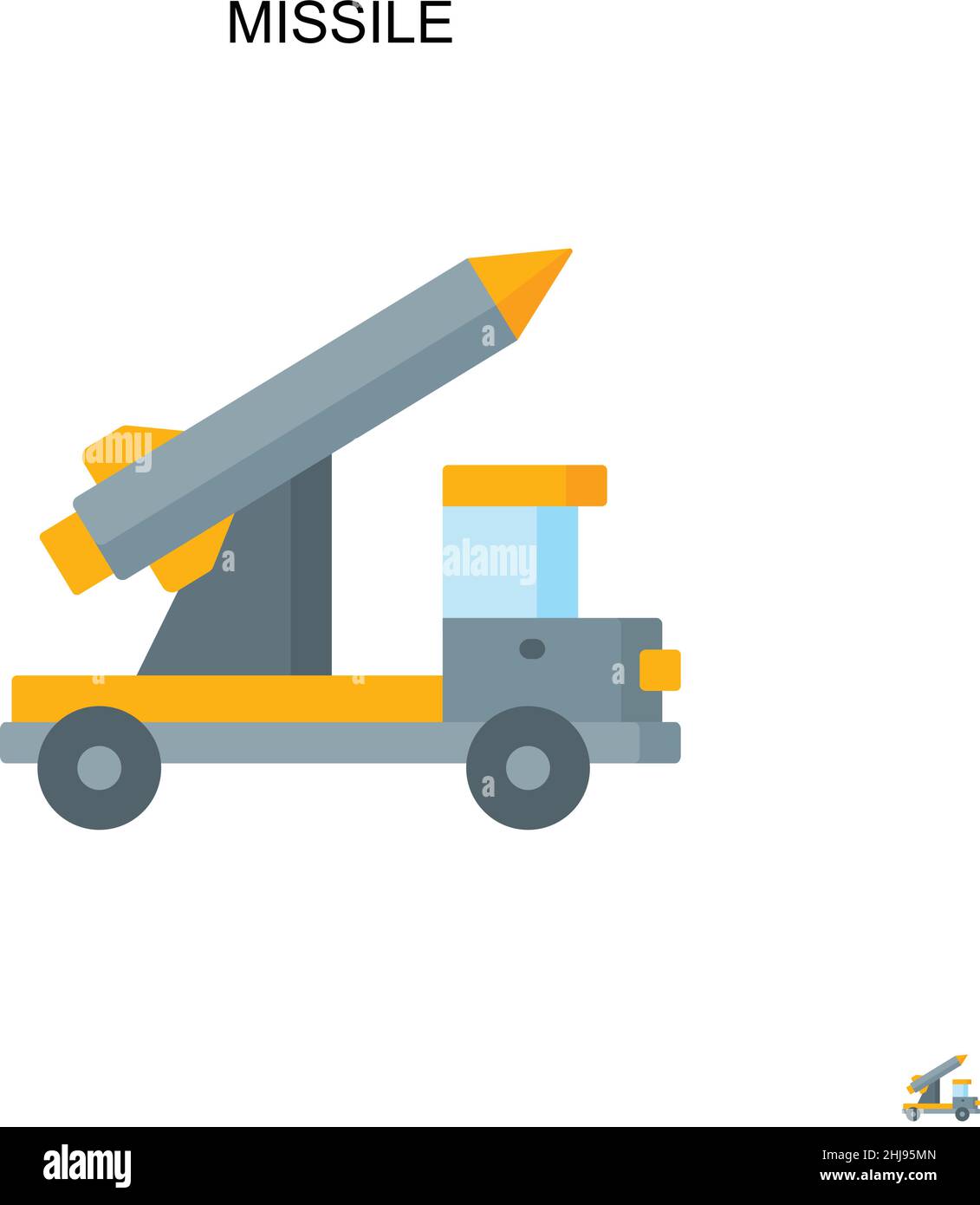 Missile vector hi-res stock photography and images - Alamy