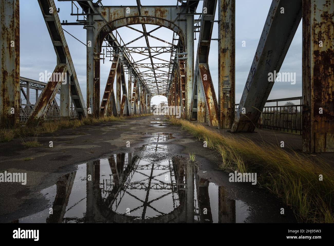 forgotten bridge Stock Photo