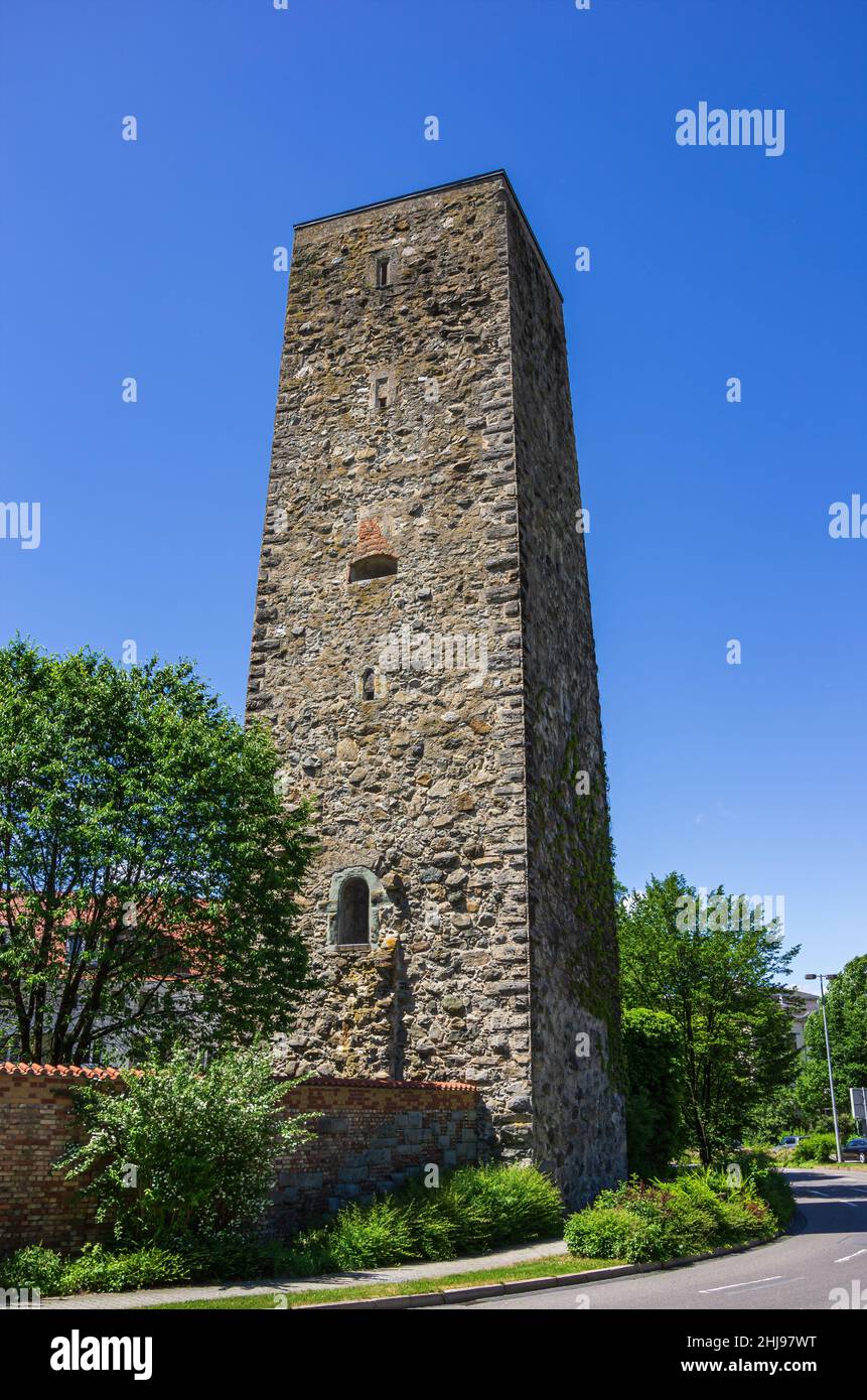 The Schellenberg Tower (Schellenbergturm), one of the oldest (13th