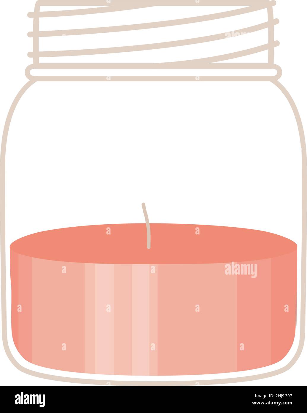candle jar design Stock Vector Image & Art Alamy