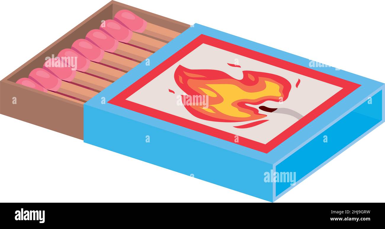 blue matchbox illustration Stock Vector Image & Art Alamy