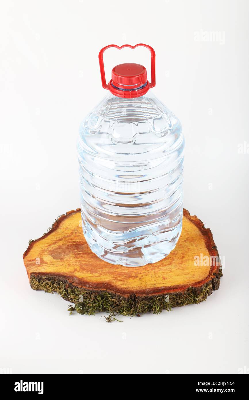 Large water bottle on a white background Stock Photo