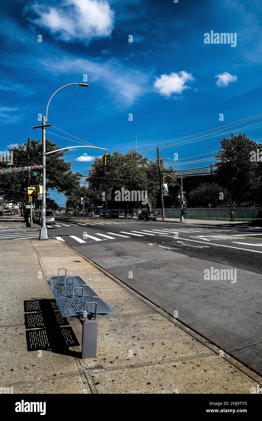 street photography in queens Stock Photo