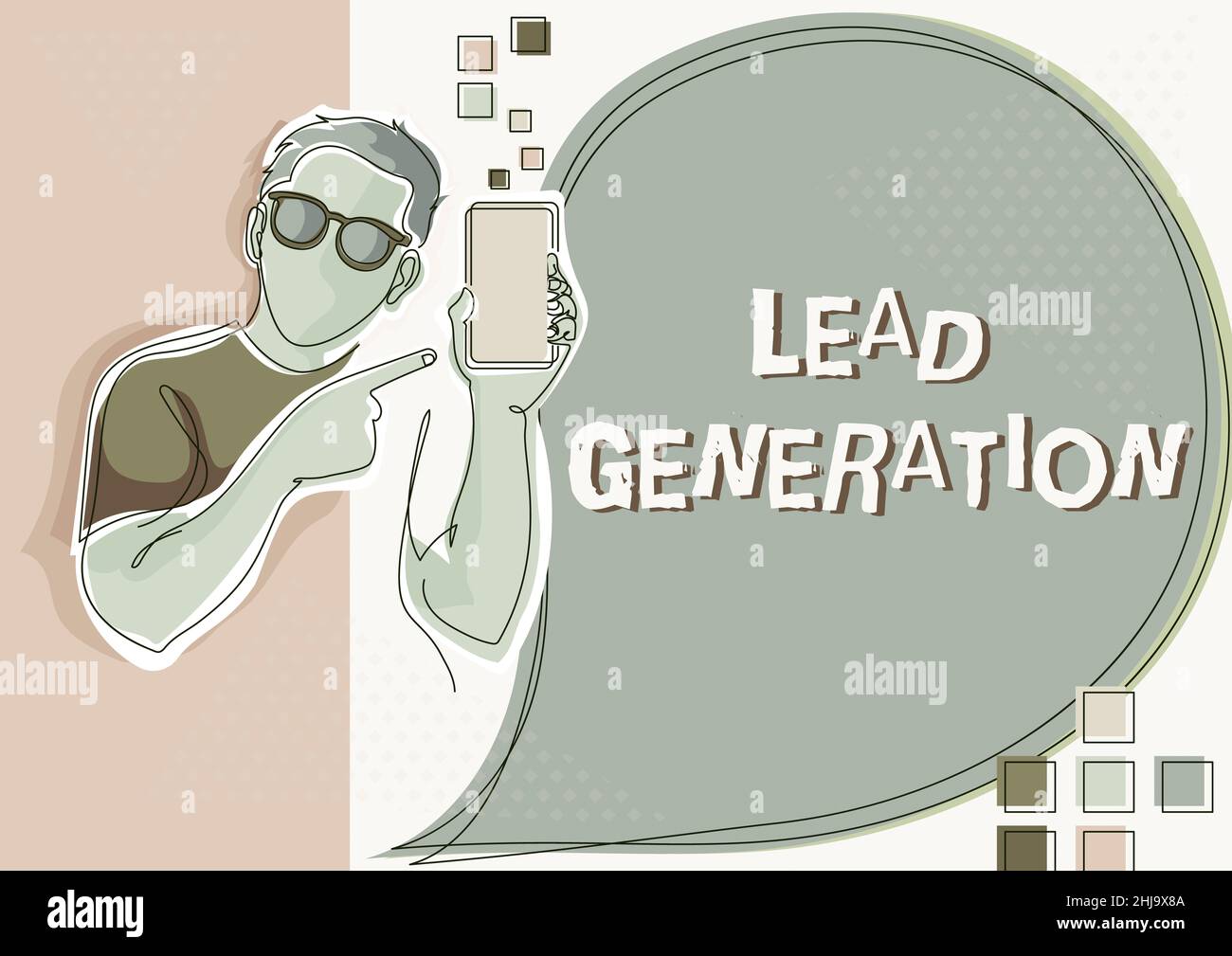 Writing displaying text Lead Generation. Business approach cultivating ...