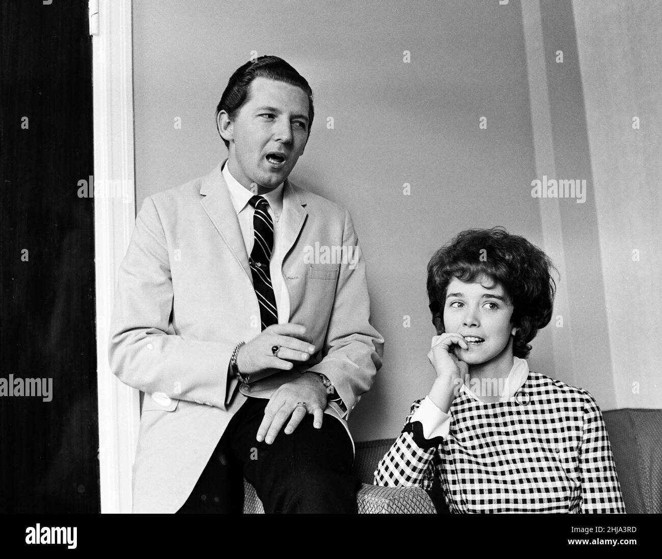 American rock and roll singer Jerry Lee Lewis with his third wife Myra