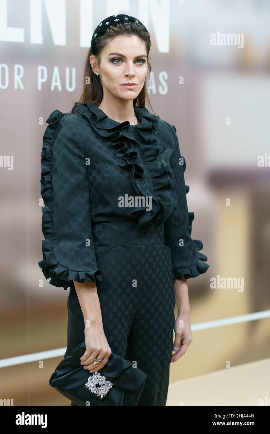 Madrid, Spain. 27th Jan, 2022. Amaia Salamanca attends the 'Todos Mienten' premiere at the Capitol cinema. Credit: SOPA Images Limited/Alamy Live News Stock Photo