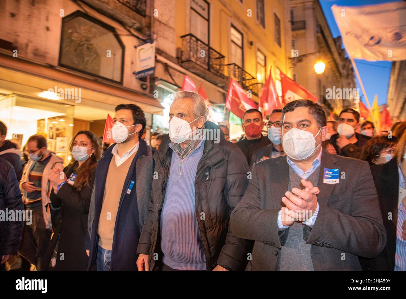 João Oliveira and Jerónimo Martins secretary general of the Portuguese ...