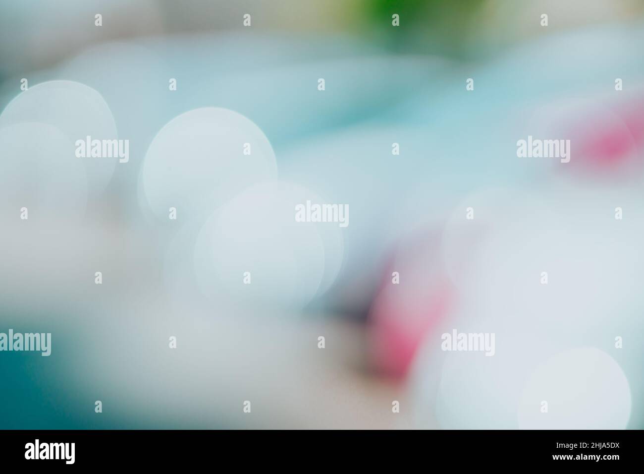 Background or wallpaper with defocused pastel colours Stock Photo