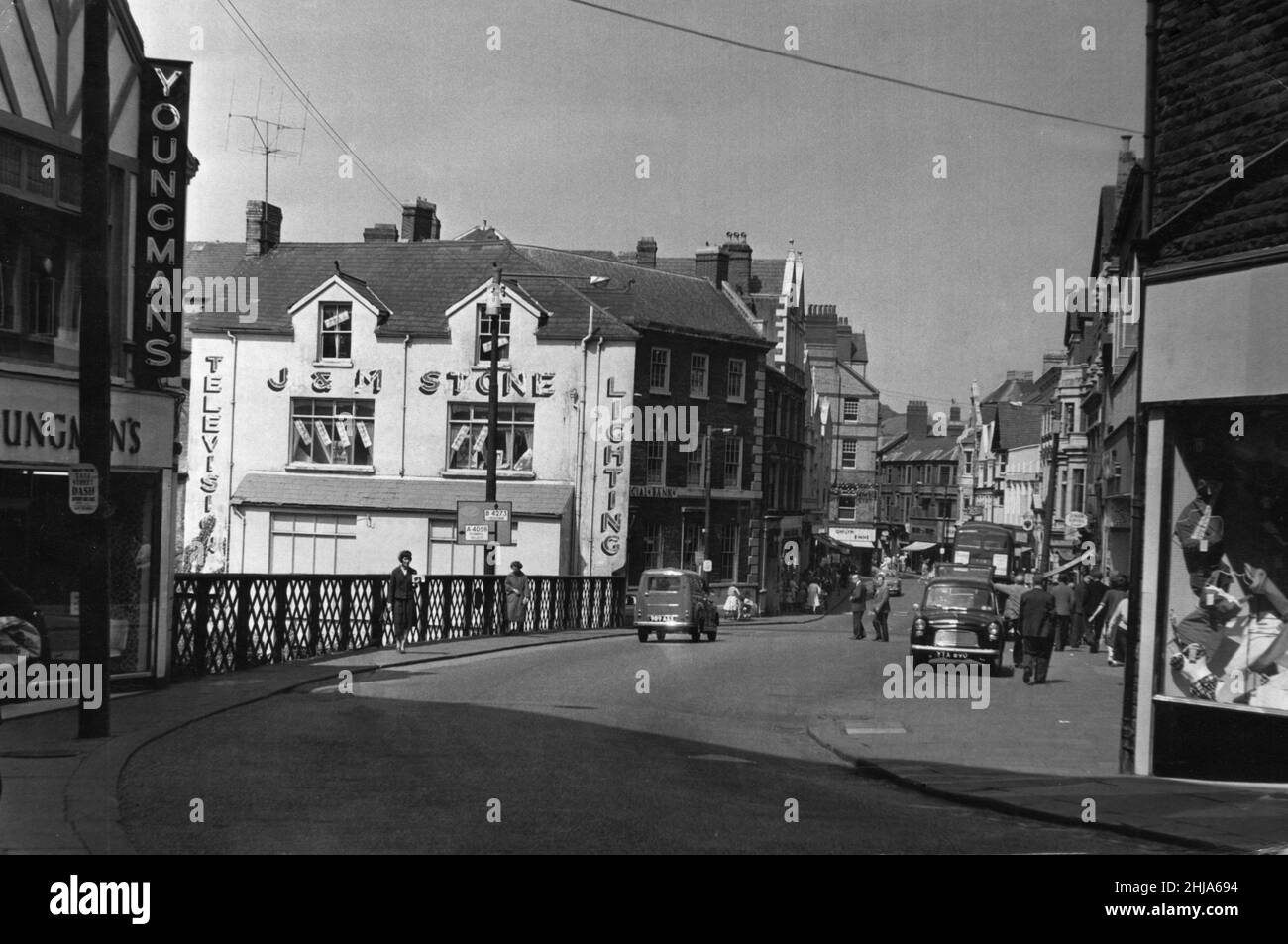 Taff Street, Pontypridd. 5th June 1962 Stock Photo