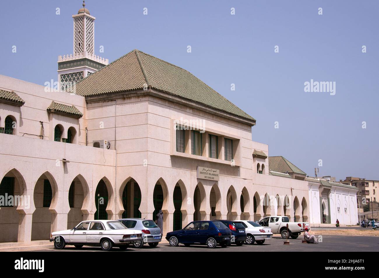 Dakar Central Mosque Stock Photo