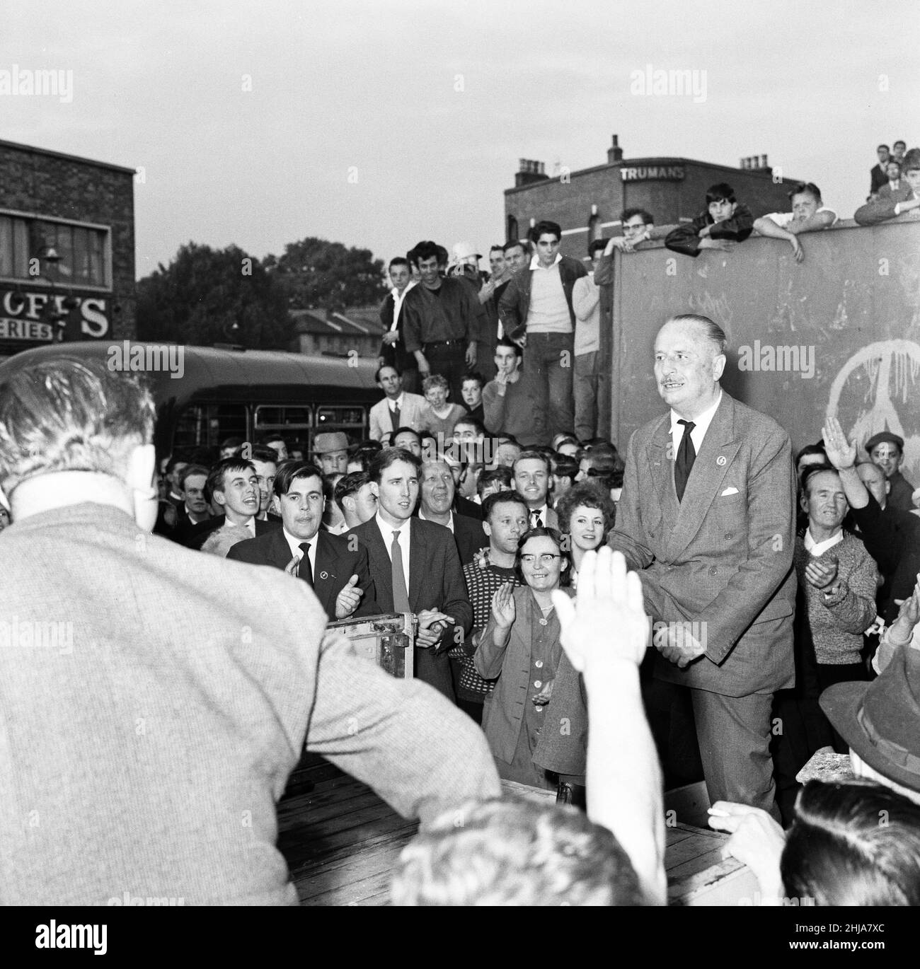 Mosley Rally Oswald mosley ridley road hi-res stock photography and images - Alamy