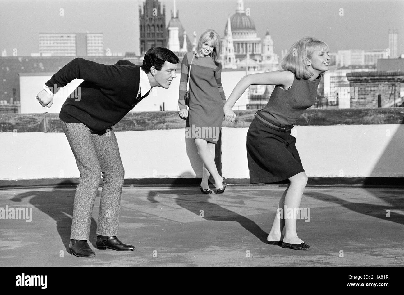 Dancers demonstrate The Ska, a new dance craze hitting the clubs of