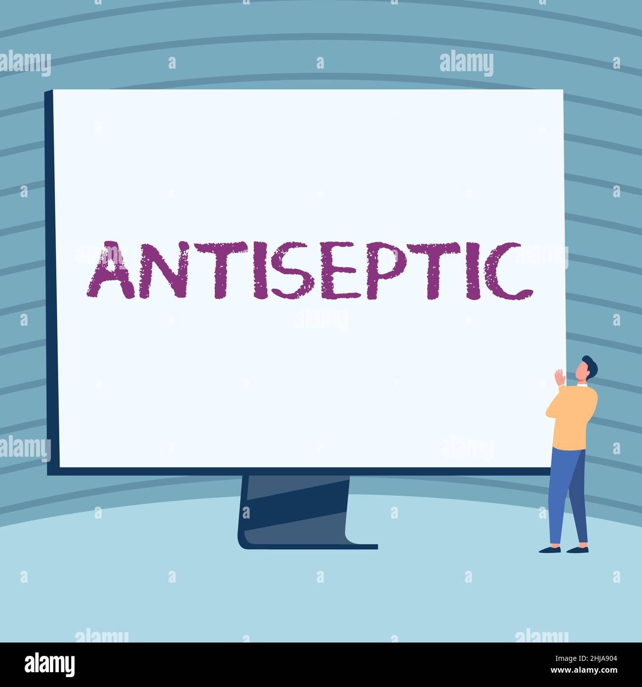 Hand writing sign Antiseptic. Conceptual photo antimicrobial agents