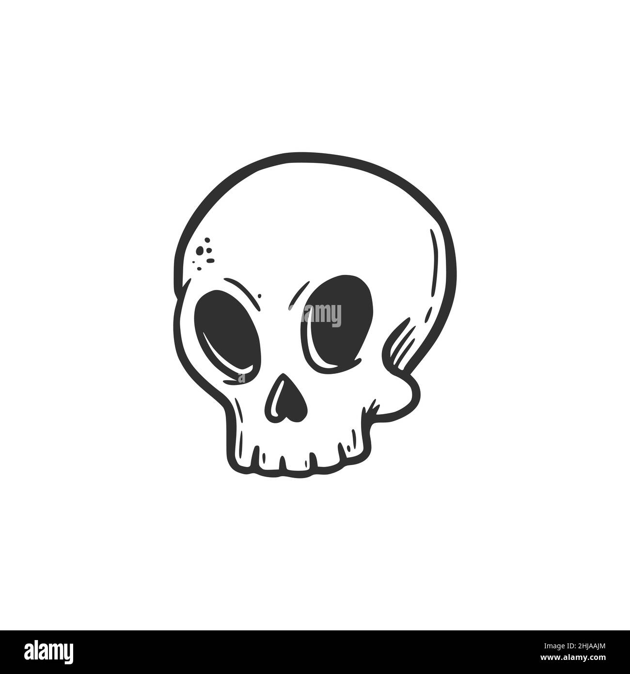 Simple skull sketch 