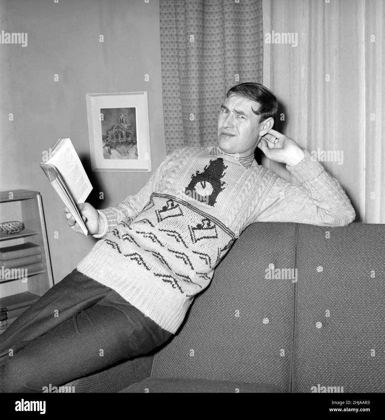 Actor Bill Maynard seen here in the BBC West London Studios, 1964 Stock ...