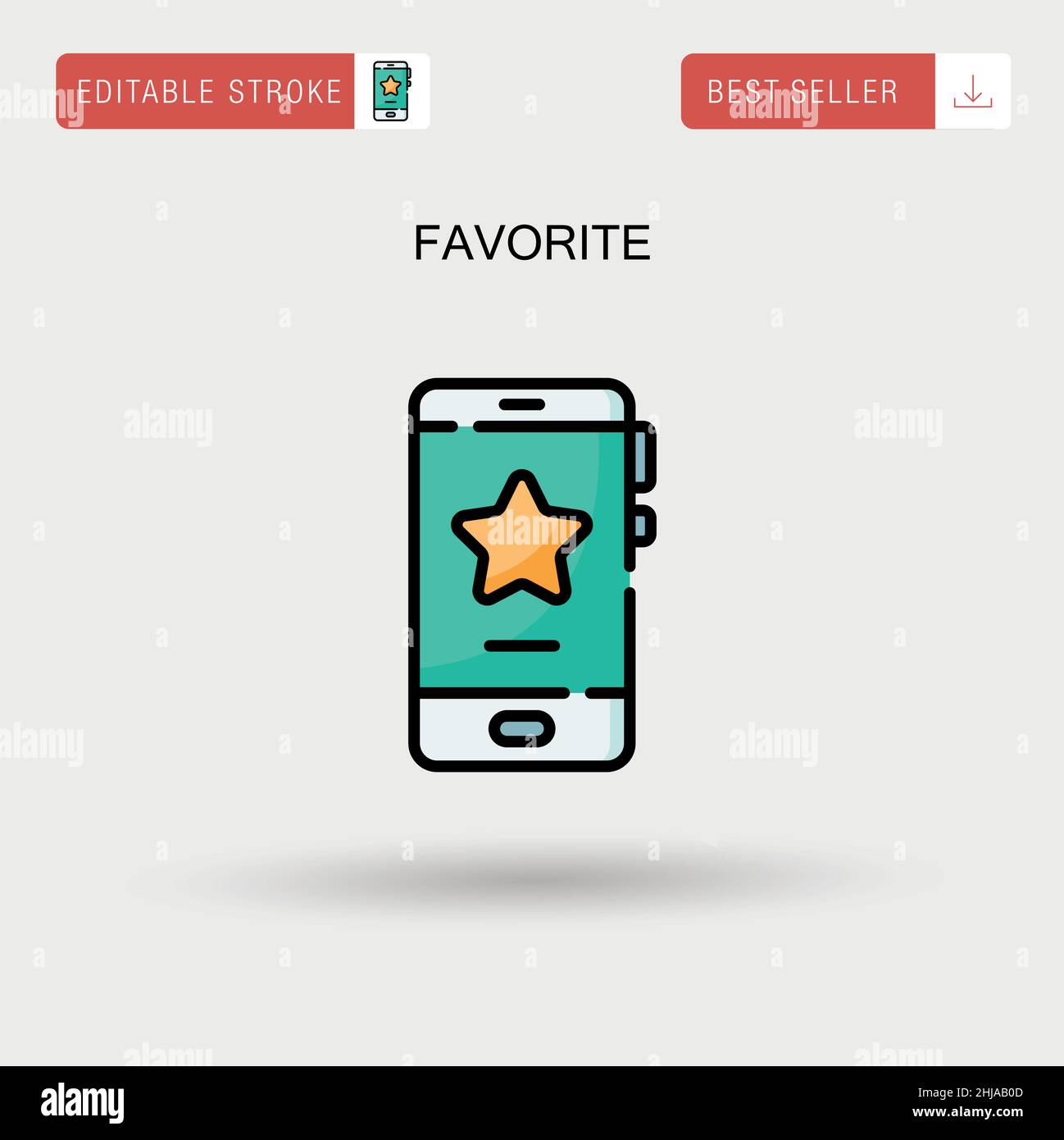 Favorite Simple vector icon Stock Vector Image & Art - Alamy