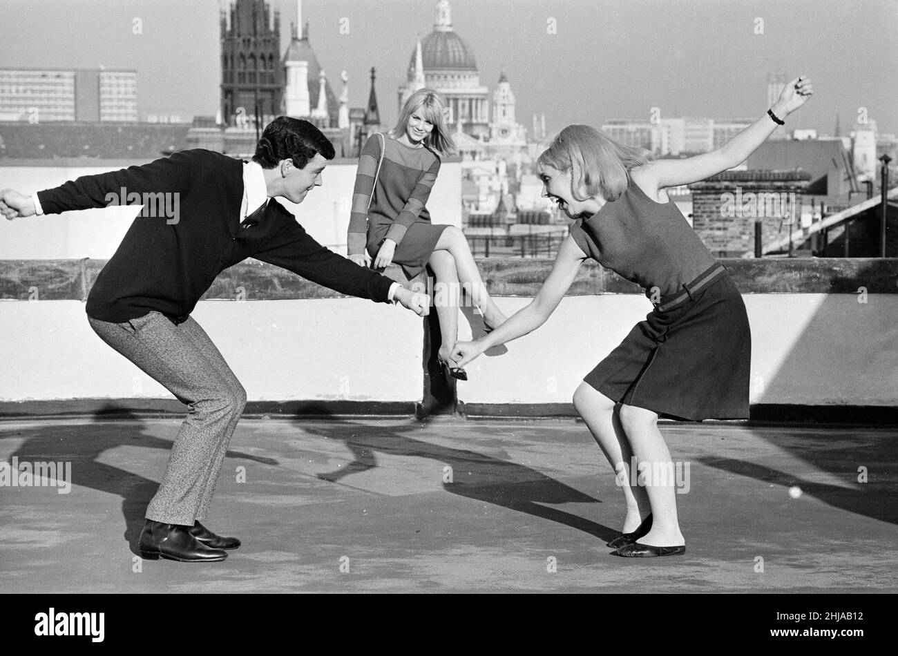 Dancers demonstrate The Ska, a new dance craze hitting the clubs of