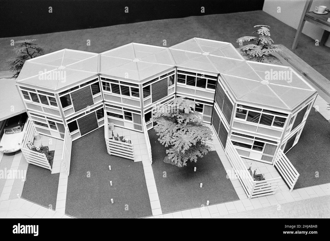 Formula House Architects model of The Formula House, Warwick, 24th February 1964 ...
