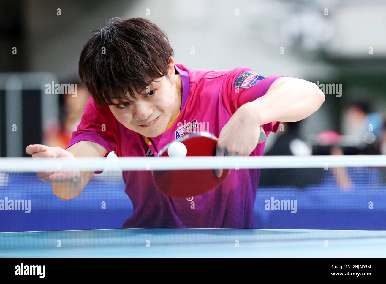 Tokyo, Japan. 27th Jan, 2022. Yukiya Uda Table Tennis All Japan Table