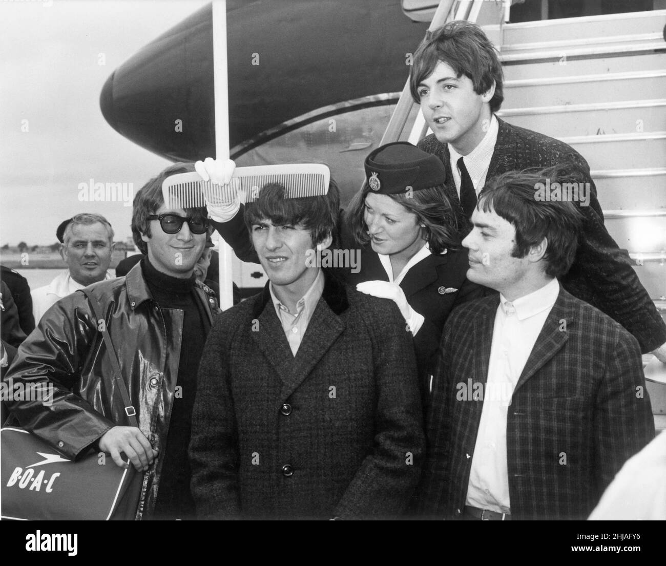 Beatles 1964 australia Black and White Stock Photos & Images
