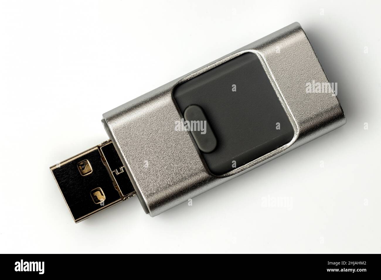 device for transferring data from iphone to computer Stock Photo