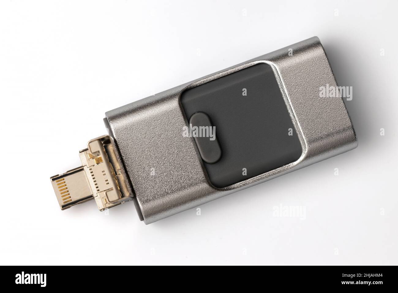 device for transferring data from iphone to computer Stock Photo