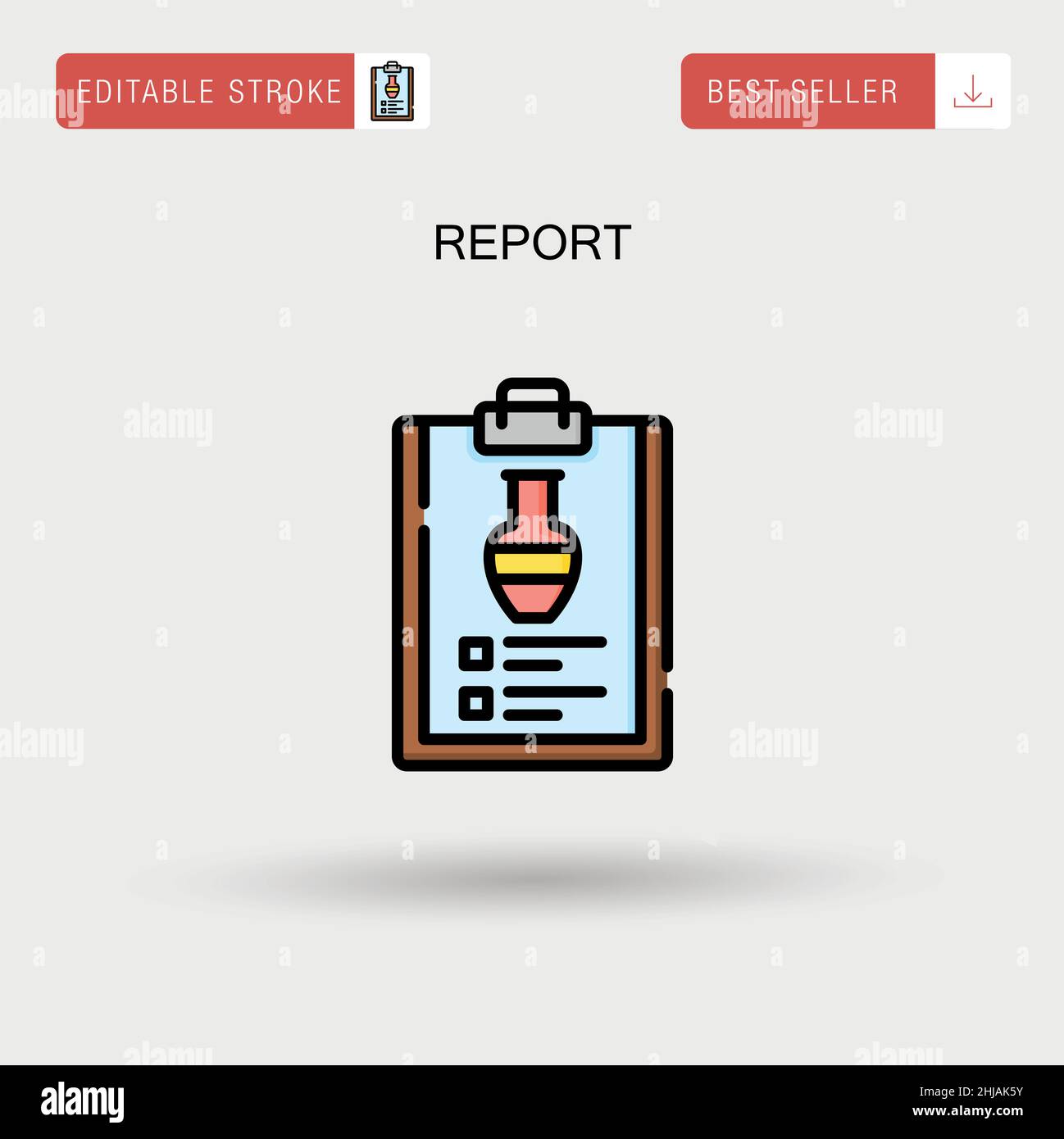 Report Simple vector icon Stock Vector Image & Art - Alamy
