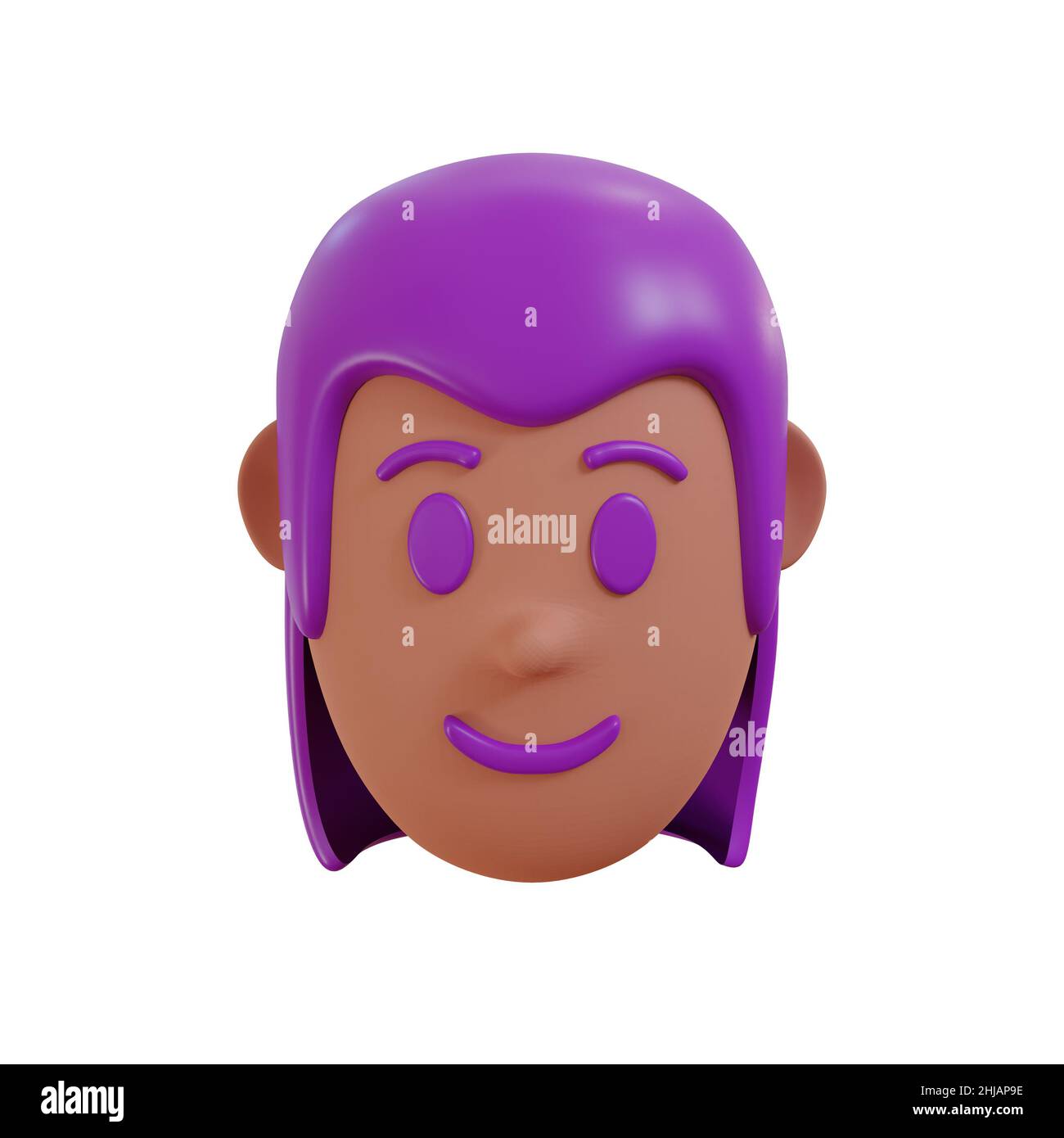 3d rendering of avatar head Stock Photo