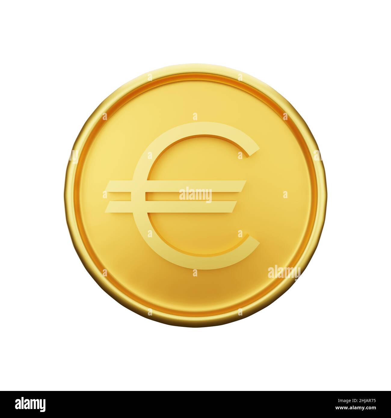 Euro gold coin icon hi-res stock photography and images - Alamy
