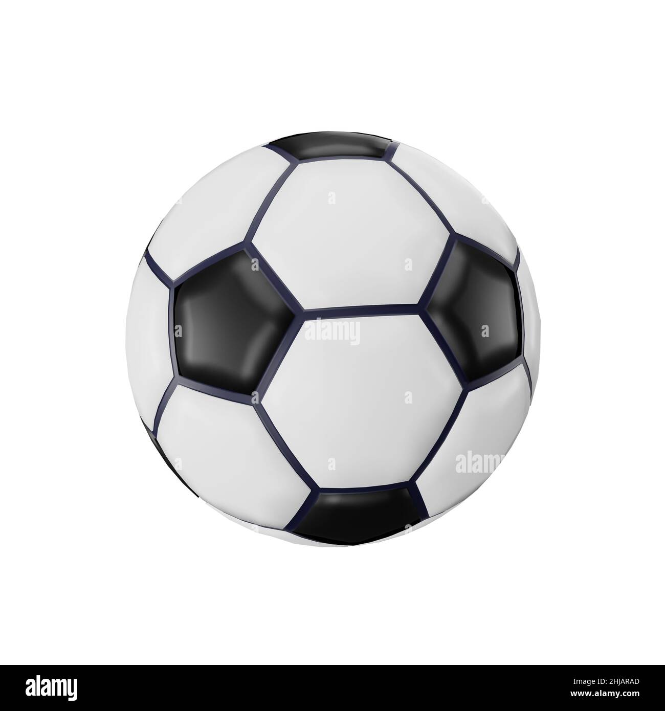 3d rendering of soccer ball background isolated Stock Photo - Alamy