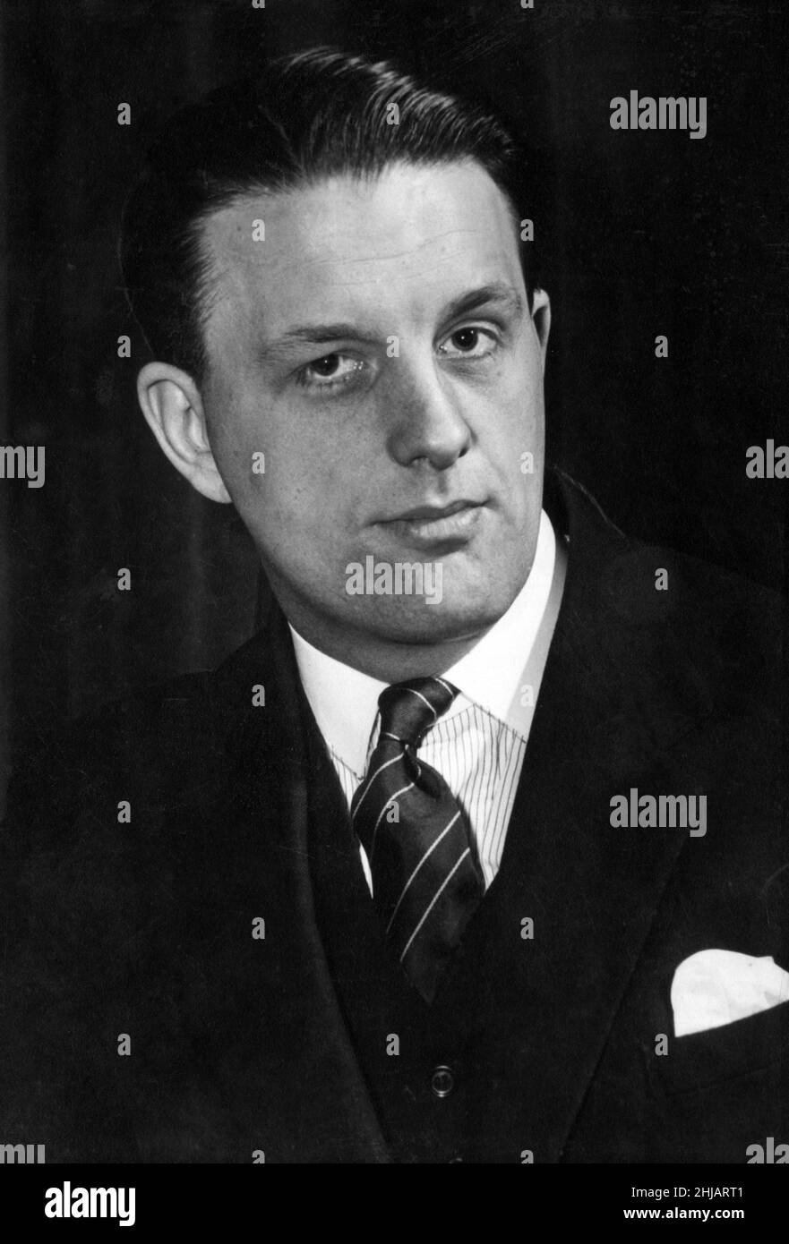 C.N.D Cole, Managing Director of Western Mail & Echo Ltd, Cardiff, and a Director of Thomson Regional Newspapers Ltd. November 1962. Stock Photo