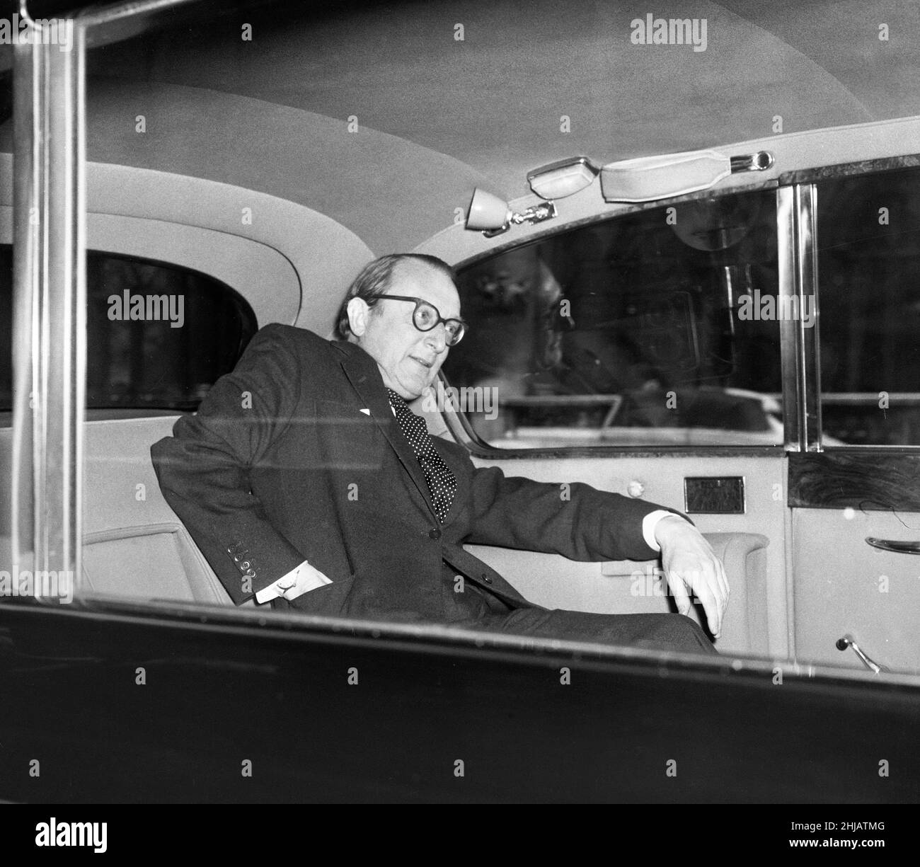 First Lord of the Admiralty Lord Carrington arrives for a hearing ...