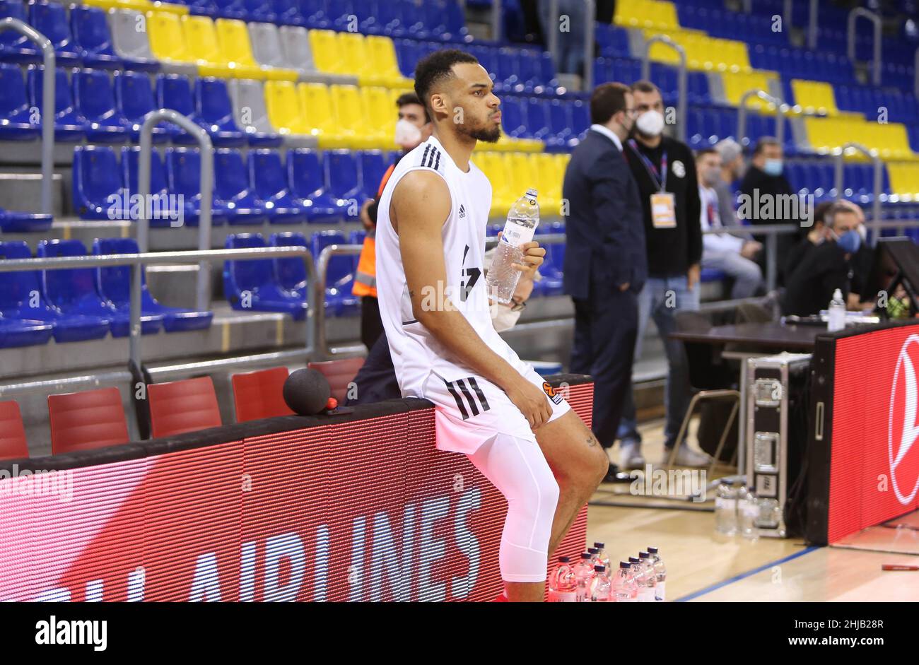 Elie Okobo of ASVEL during the Turkish Airlines EuroLeague basketball match  between FC Barcelona and LDLC