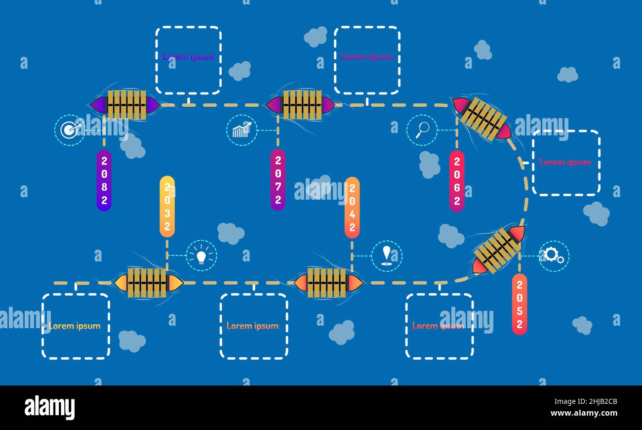 Shipment progress graph Stock Vector Images - Alamy