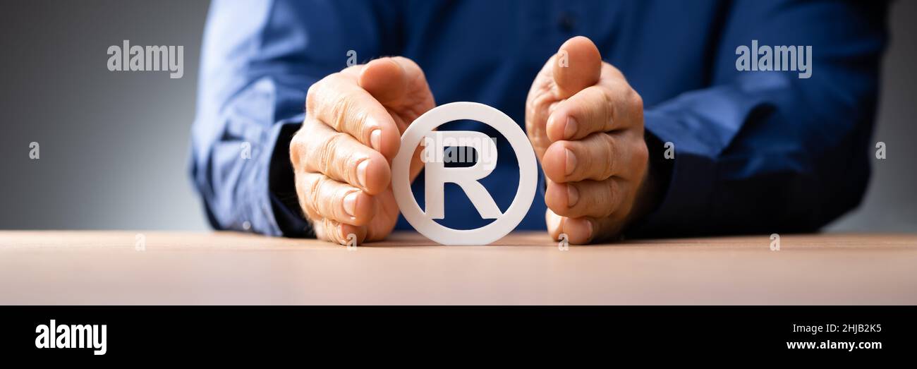 Register Trademark Copyright Symbol And Logo. Rights Protection Stock ...