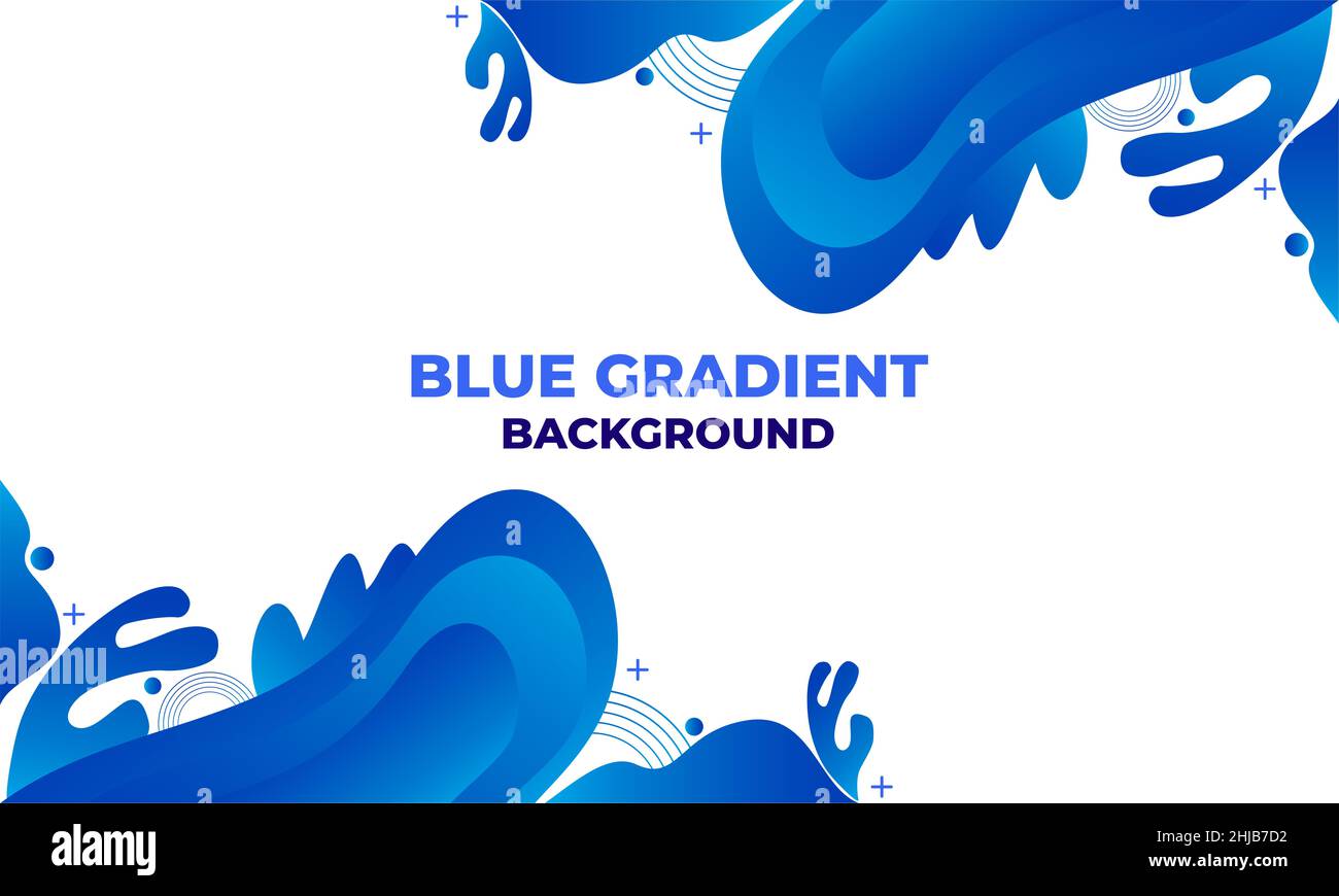 abstract blue gradient background design Stock Photo - Alamy
