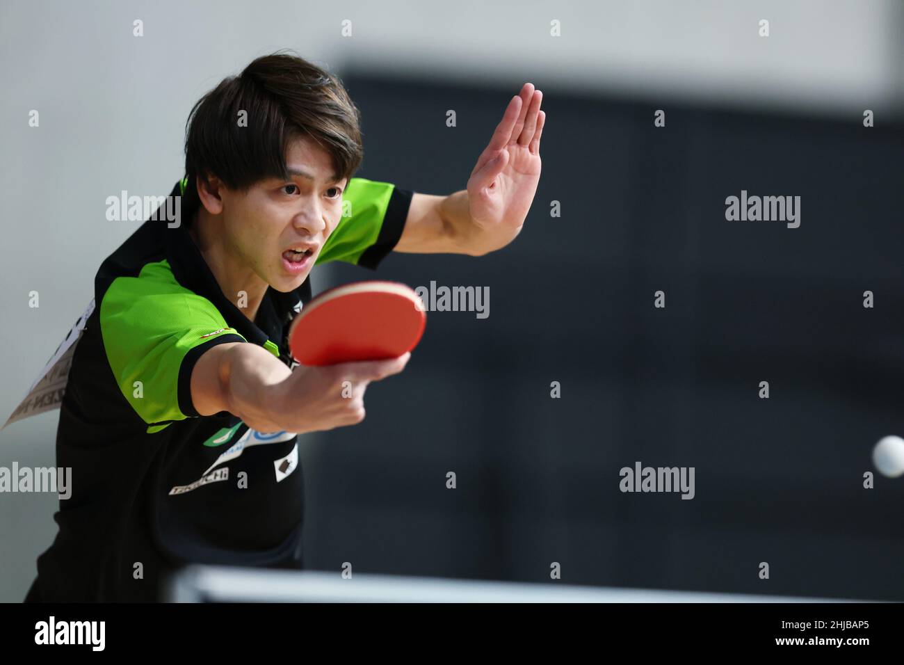 Mima Ito, January 18, 2012 - Table Tennis : All Japan Table Tennis  Championships, Women's Junior Singles 3rd Round at Tokyo Metropolitan  Gymnasium, Tokyo, Japan. (Photo by Daiju Kitamura/AFLO SPORT) [1045] Stock  Photo - Alamy