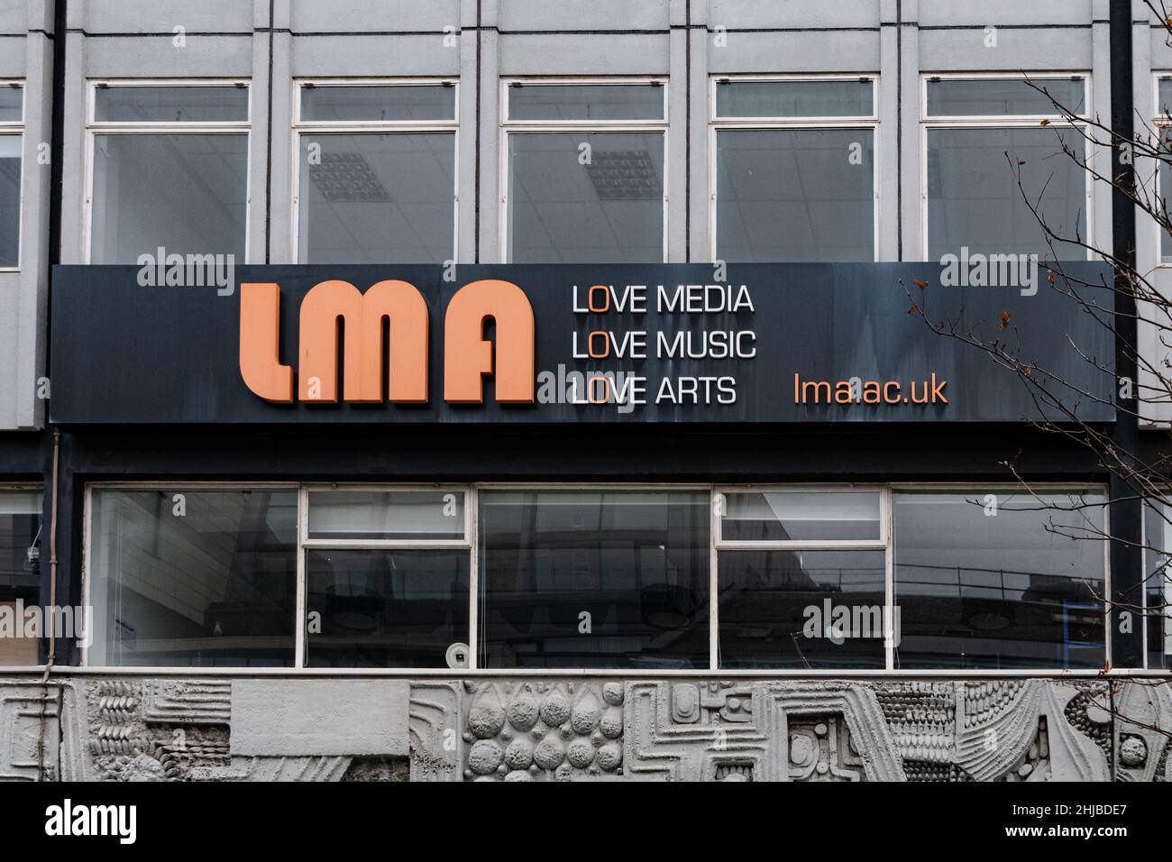 LMA - Love Media Love Music Love arts - Stock Photo