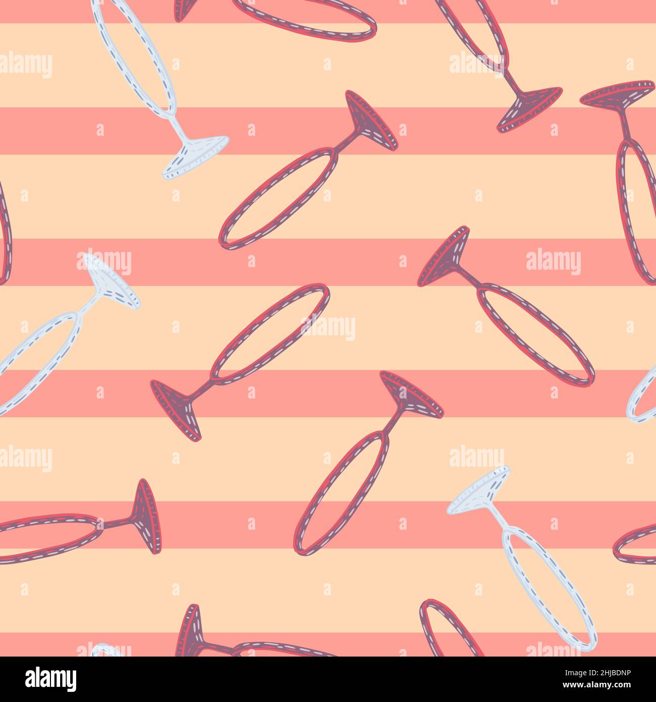 Seamless doodle pattern with purple and blue colored circus ring print ...