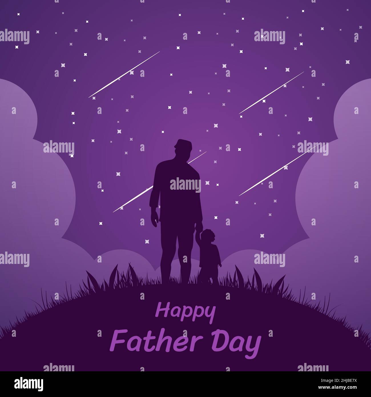 Vector illustration of world father's day celebration Stock Vector