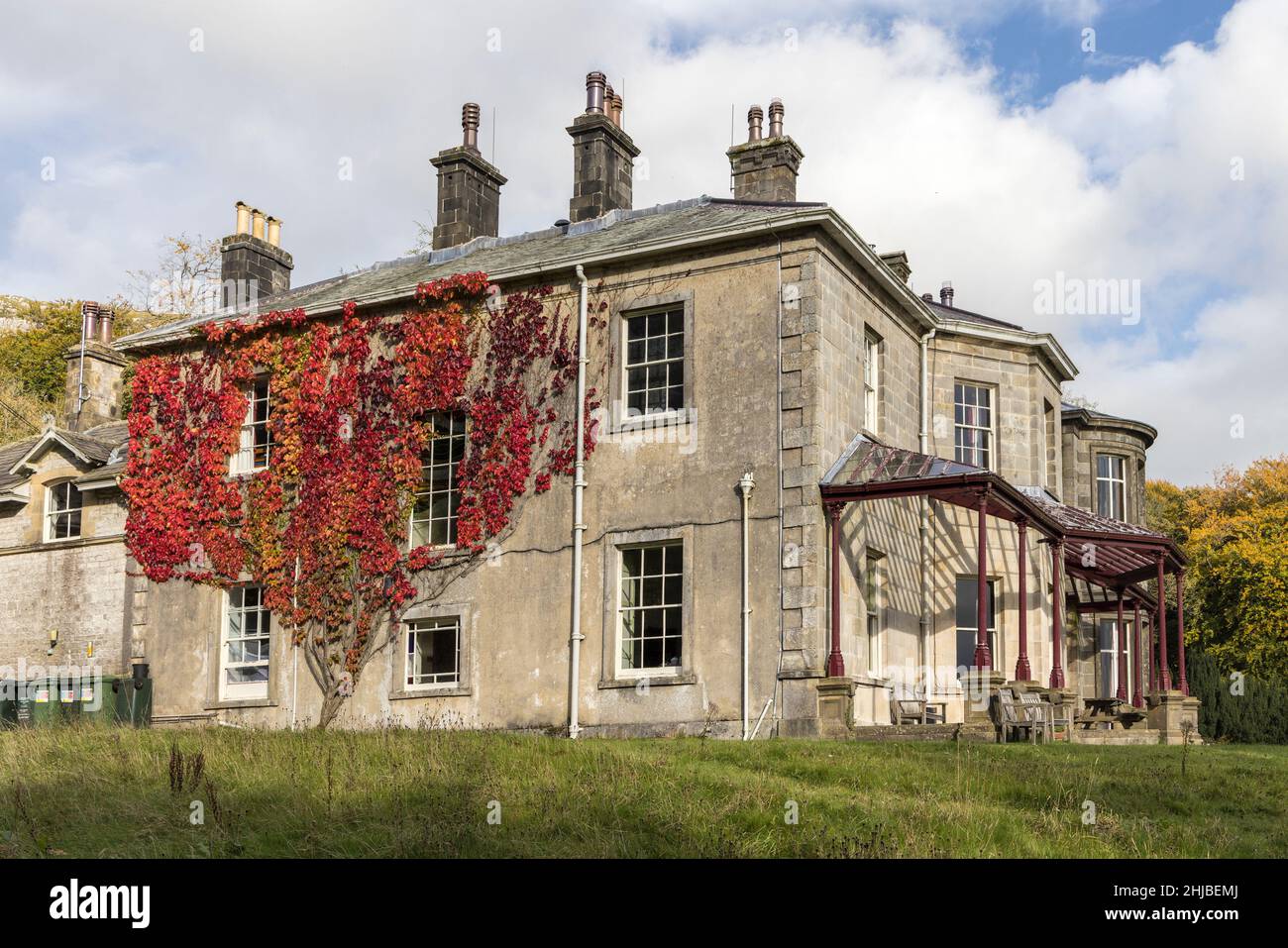 Field studies centre, Malham Tarn, Yorkshire Dales, England, UK Stock