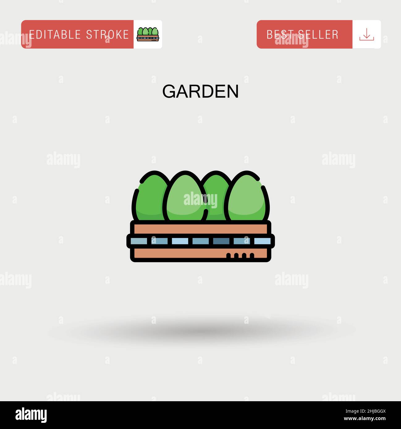 Outdoor garden pot Stock Vector Images - Alamy