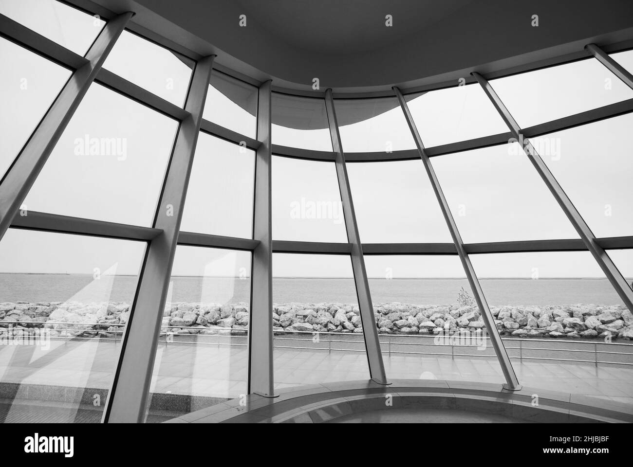 The Milwaukee Art Museum (MAM), Architect Santiago Calatrava, Milwaukee, Wisconsin, USA Stock Photo