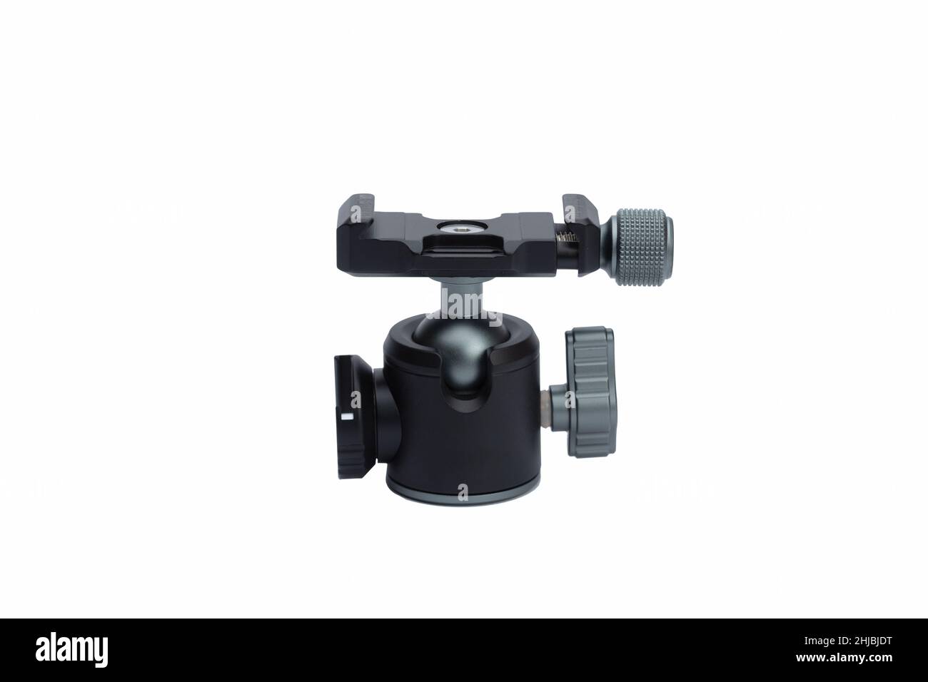 arca swiss ball head on plain white background Stock Photo Alamy