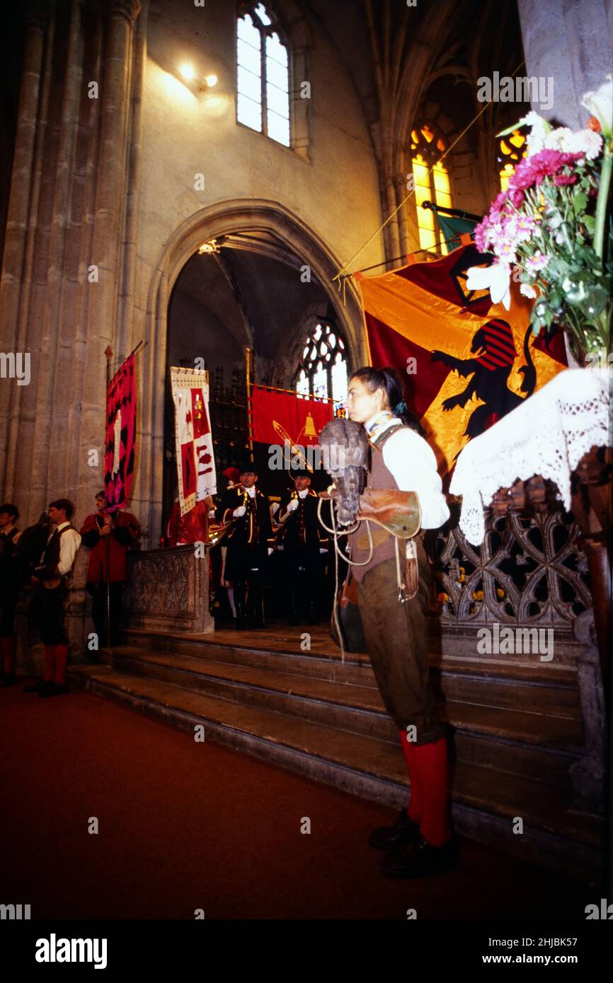 Archives 90ies Traditionalist SaintHubert mass, Lyon, France, 1991