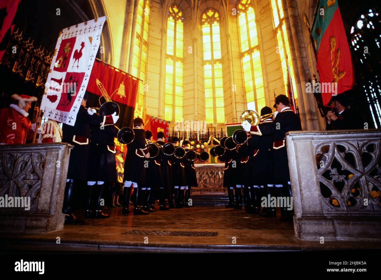 Archives 90ies Traditionalist SaintHubert mass, Lyon, France, 1991