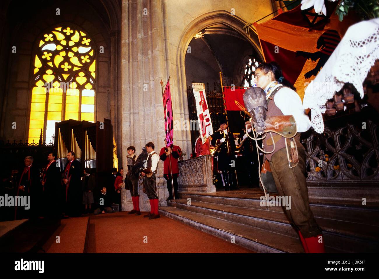 Archives 90ies Traditionalist SaintHubert mass, Lyon, France, 1991