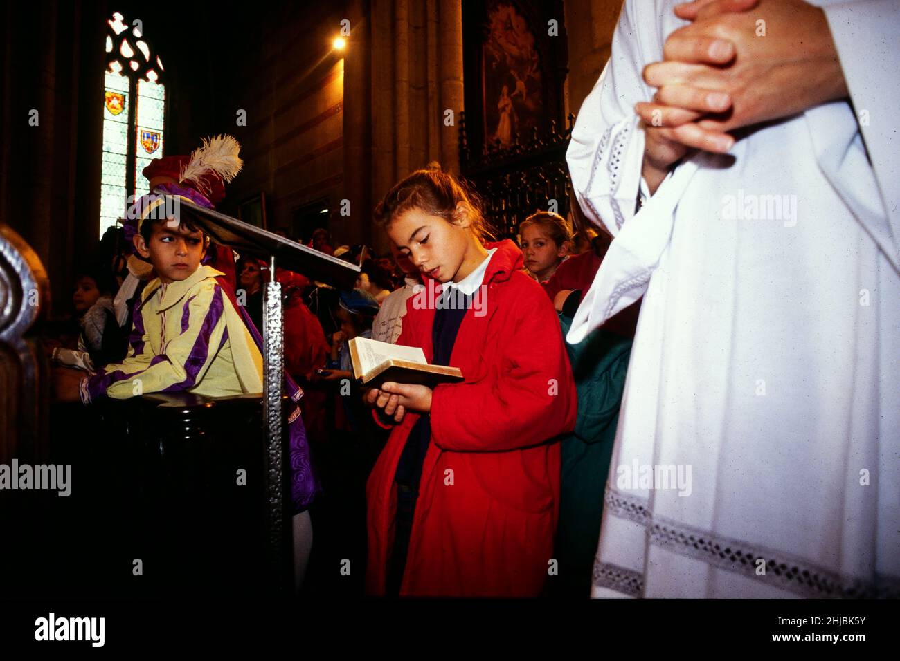 Archives 90ies Traditionalist SaintHubert mass, Lyon, France, 1991