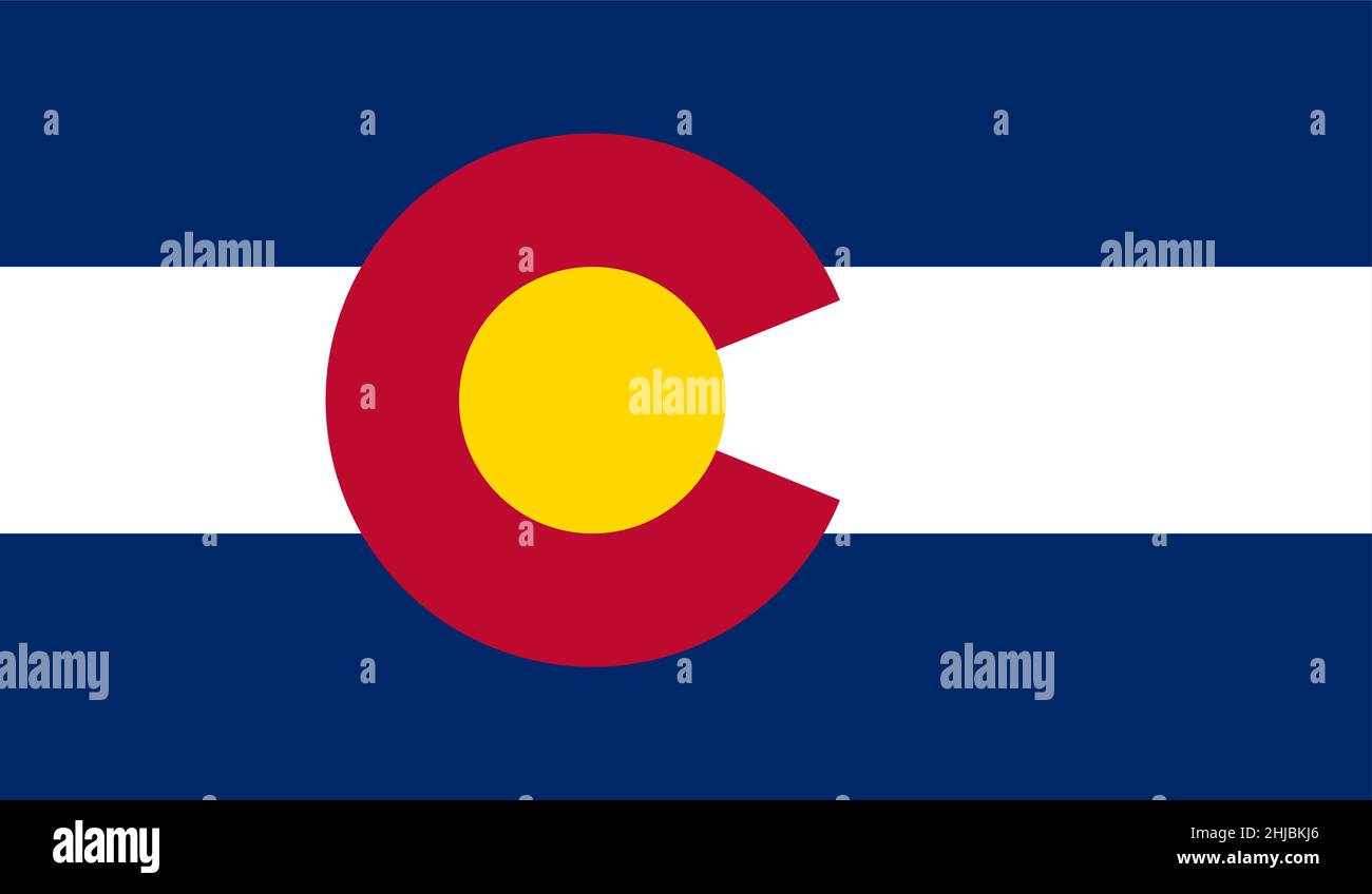 State of Colorado U.S. State Vector Illustration Stock Vector Image
